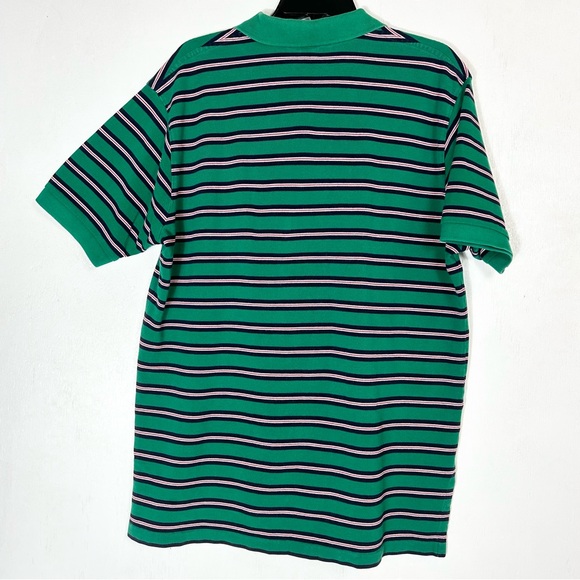 Polo Ralph Lauren | green multicolored striped polo shirt short sleeve red blue - Picture 2 of 16